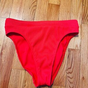 Hollister swim be the sunshine ribbed high thigh cut and hi waisted bikini bot